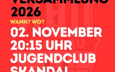 Einladung zur Mitgliederversammlung am 2. November 2026